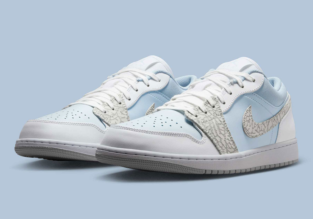 Air Jordan 1 Low Blue Tint Elephant Print Ib7692 400 8