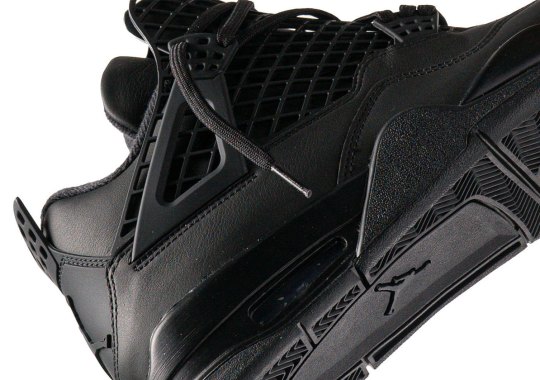 Detailed Look At The Air Jordan 4 NET “Black Cat”