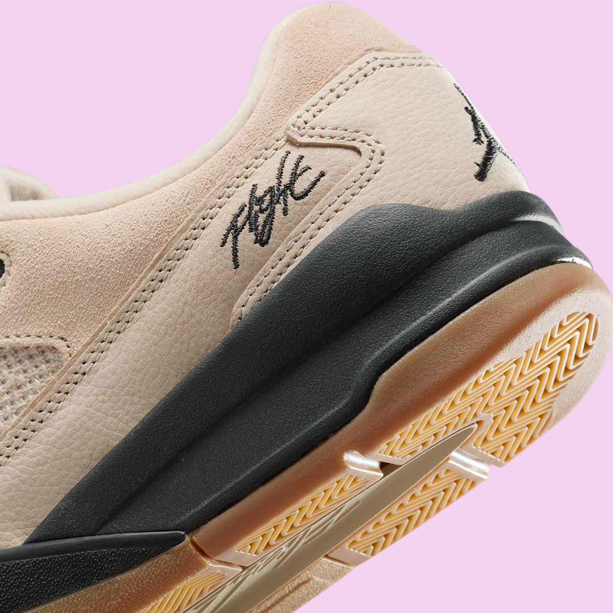 Jordan Flight Court Rattan Black Gum Medium Brown Hf3255 200 8