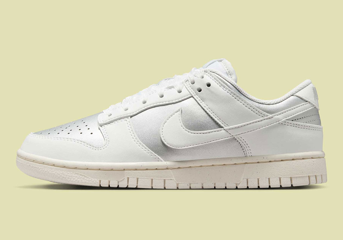Nike Dunk Low Metallic Platinum Summit White Pale Ivory Ib7311 001 6