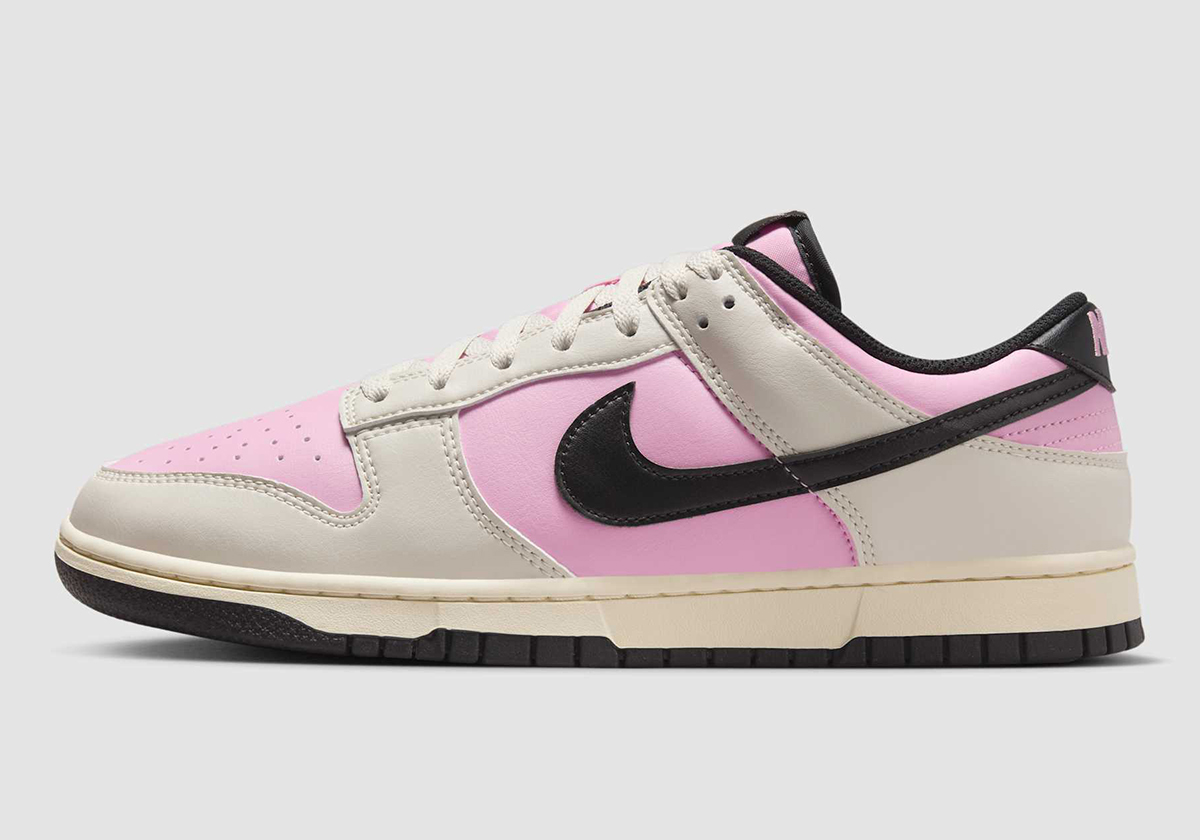 Nike Dunk Low Pink Rise Black Light Bone Hf5441 600 2