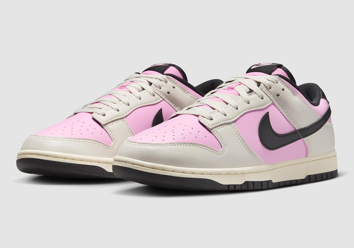 Nike Dunk Low Pink Rise Black Light Bone Hf5441 600 6
