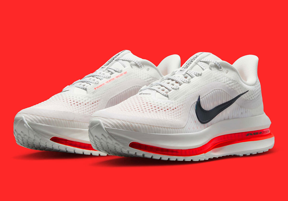 The Nike Pegasus Premium Trots Out A "Summit White/Bright Crimson" Colorway