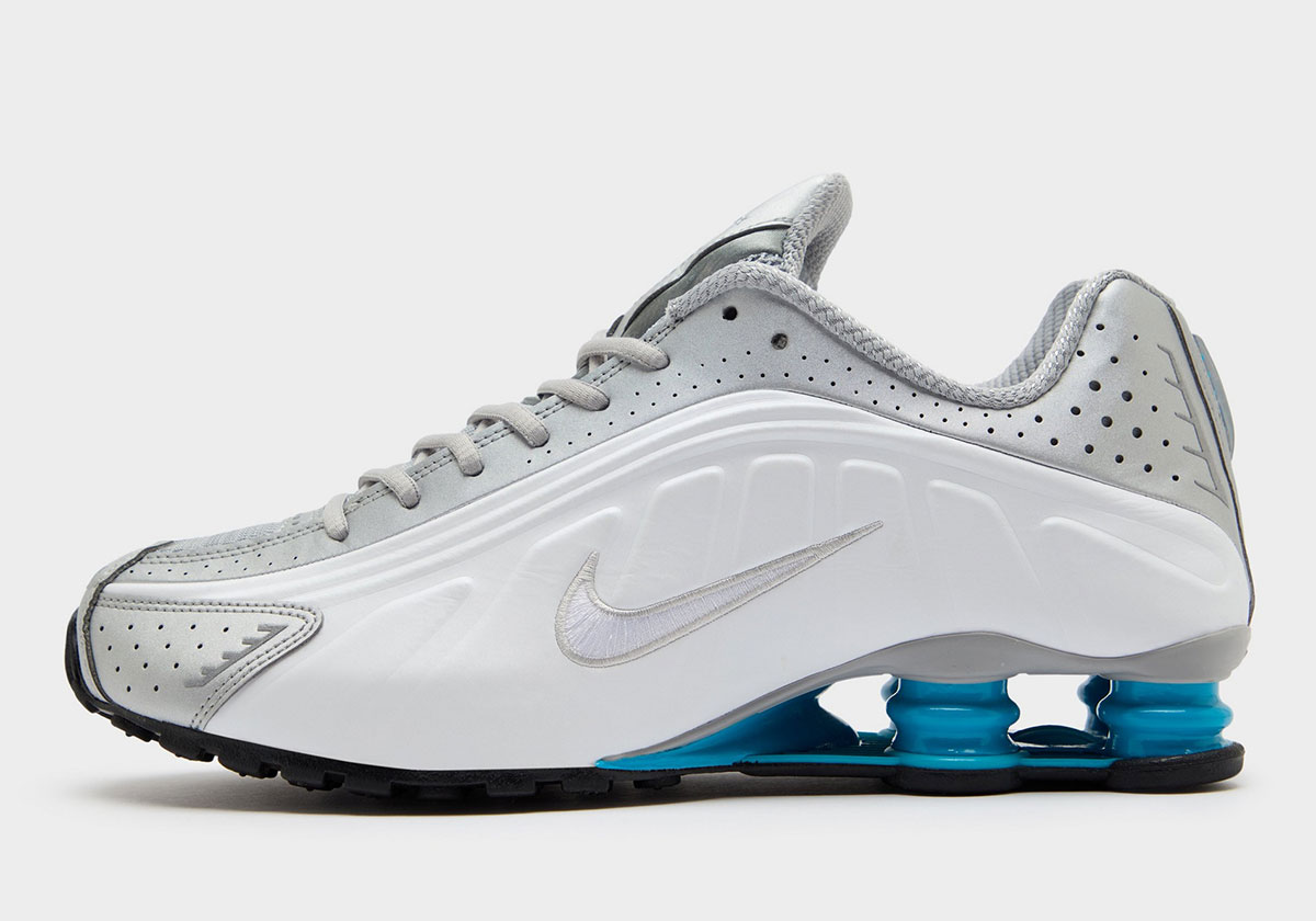 Nike Shox R4 Metallic Silver Blue Lagoon Hq1988 005 7