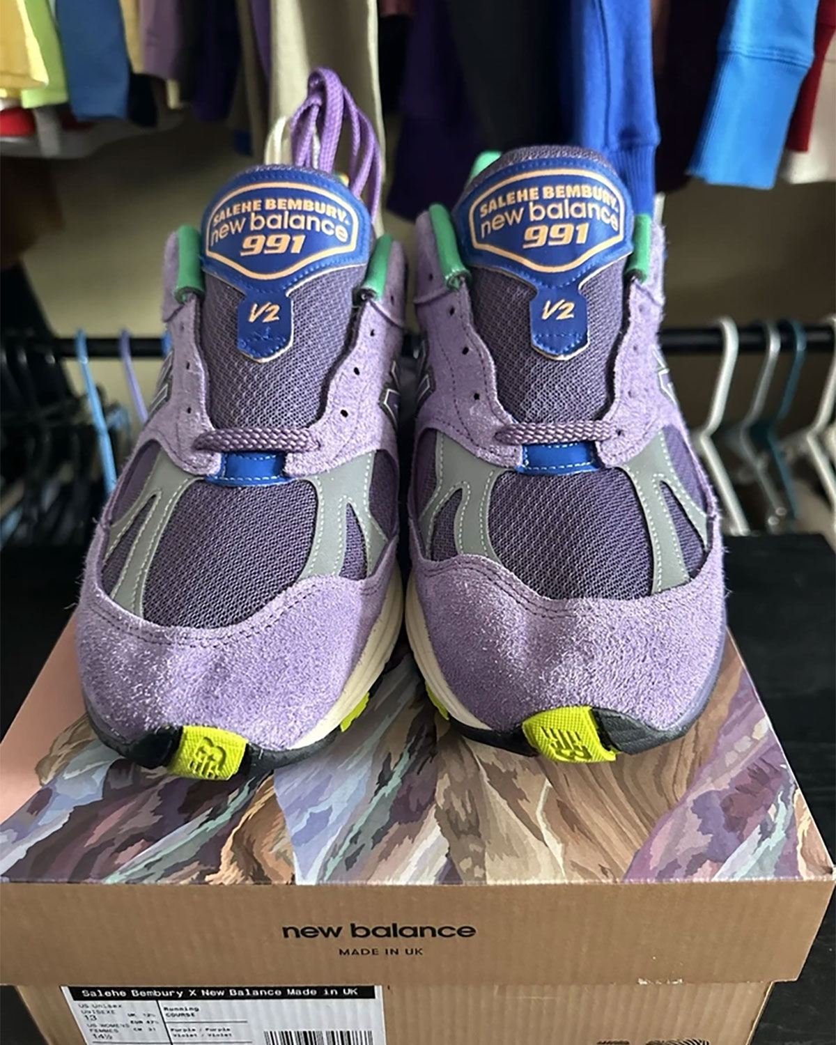 Salehe Bembury New Balance 991v2 Colors Be The Palette U991sb2 1