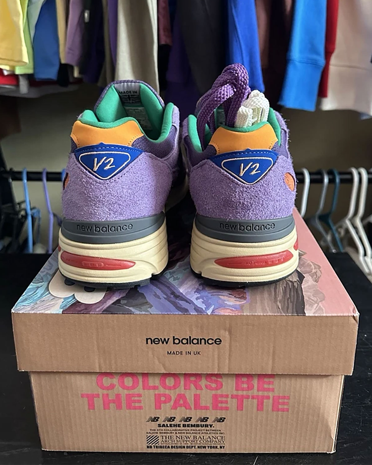 Salehe Bembury New Balance 991v2 Colors Be The Palette U991sb2 3