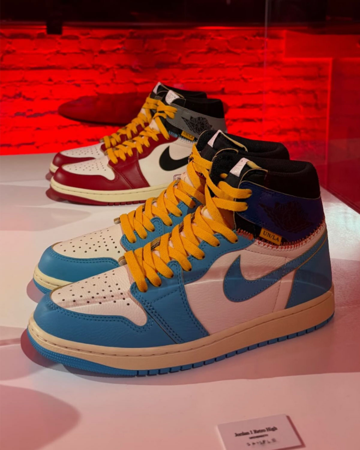 Union Jordan 1 Unc Sample