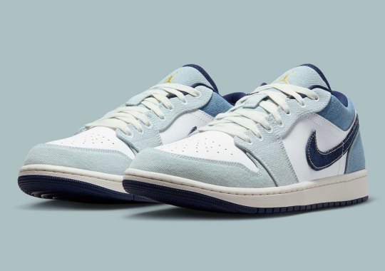 The Air Jordan 1 Low Wears A Canadian Tuxedo