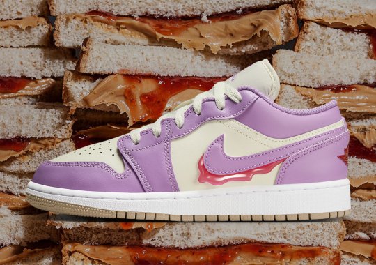 Peanut Butter And Jelly Spreads On The Air Jordan 1 Low