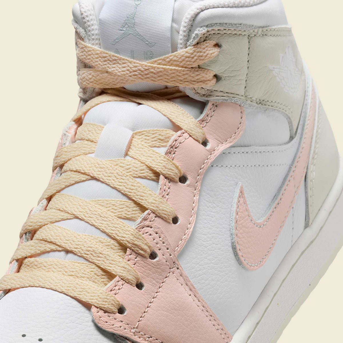 Air Jordan 1 Mid Soft Pink Summit White Hj6654 100 1