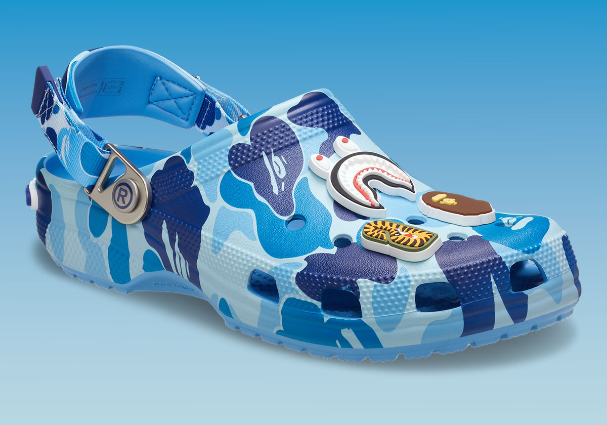 Bape Crocs Clog Blue 209627 4tb 1
