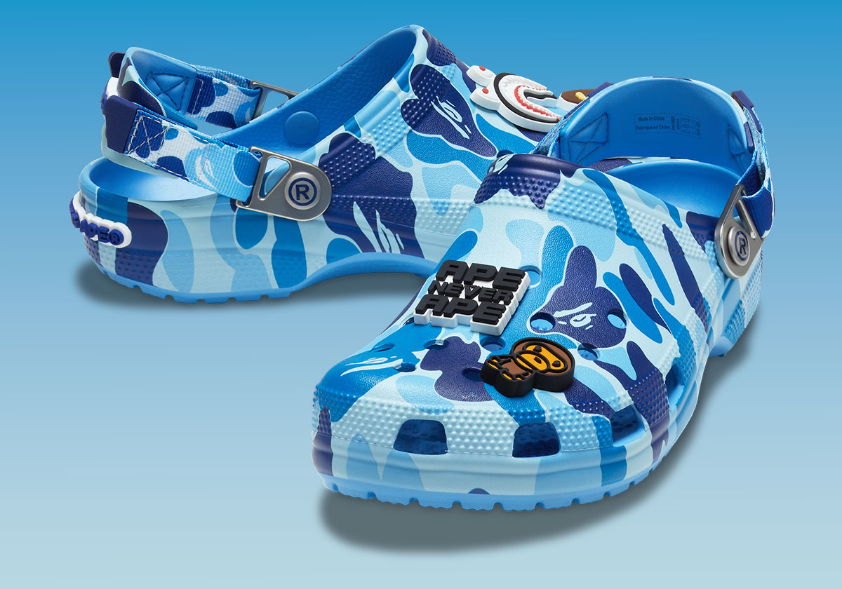 Bape Crocs Clog Blue 209627 4tb 5
