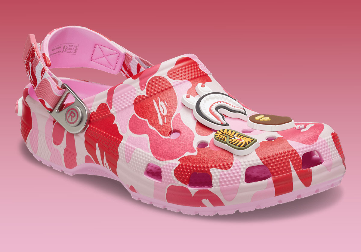 Bape Crocs Clog Pink 209627 6i2 6