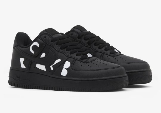 Comme des Garçons BLACK x Nike Air Force 1 Available In The US