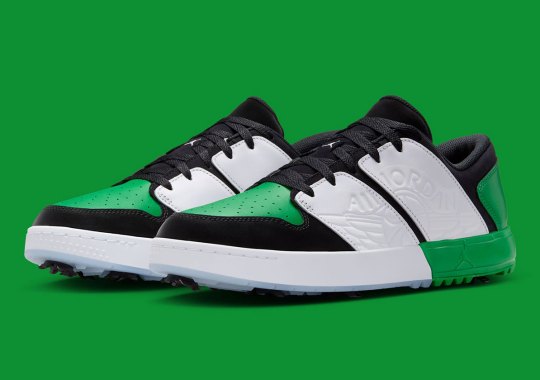 The Quirky Jordan Nu Retro 1 Golf Slips Into “Green Toe” Makeup