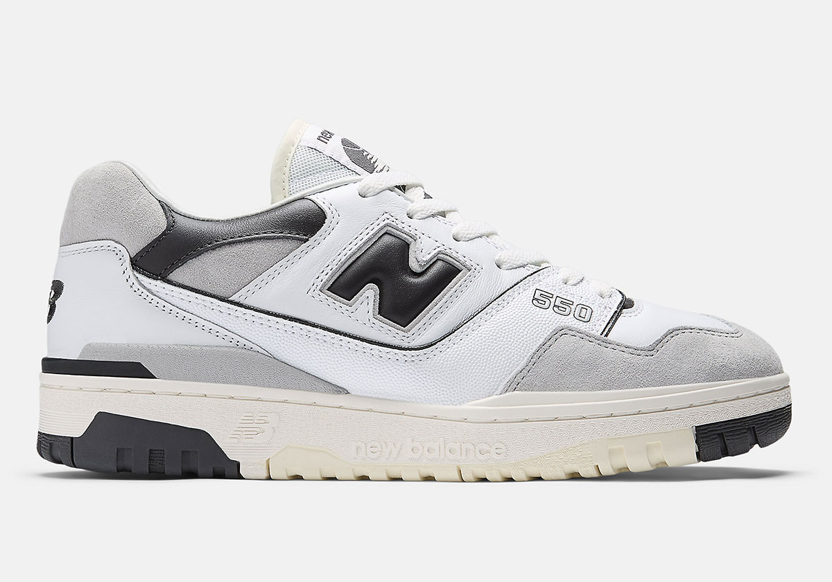 New Balance 550 Salt And Pepper Bb550gwb 6