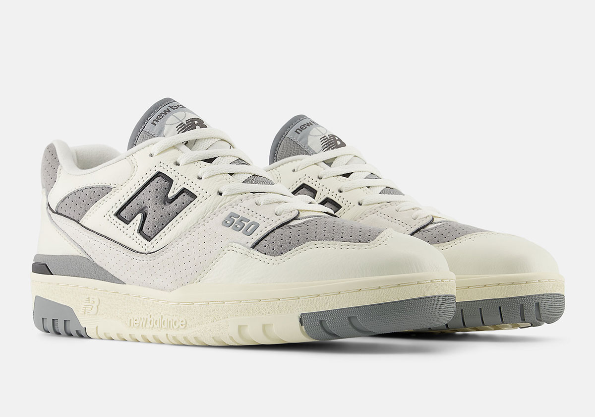 New Balance 550 Sea Salt Slate Grey Bb550lem 5