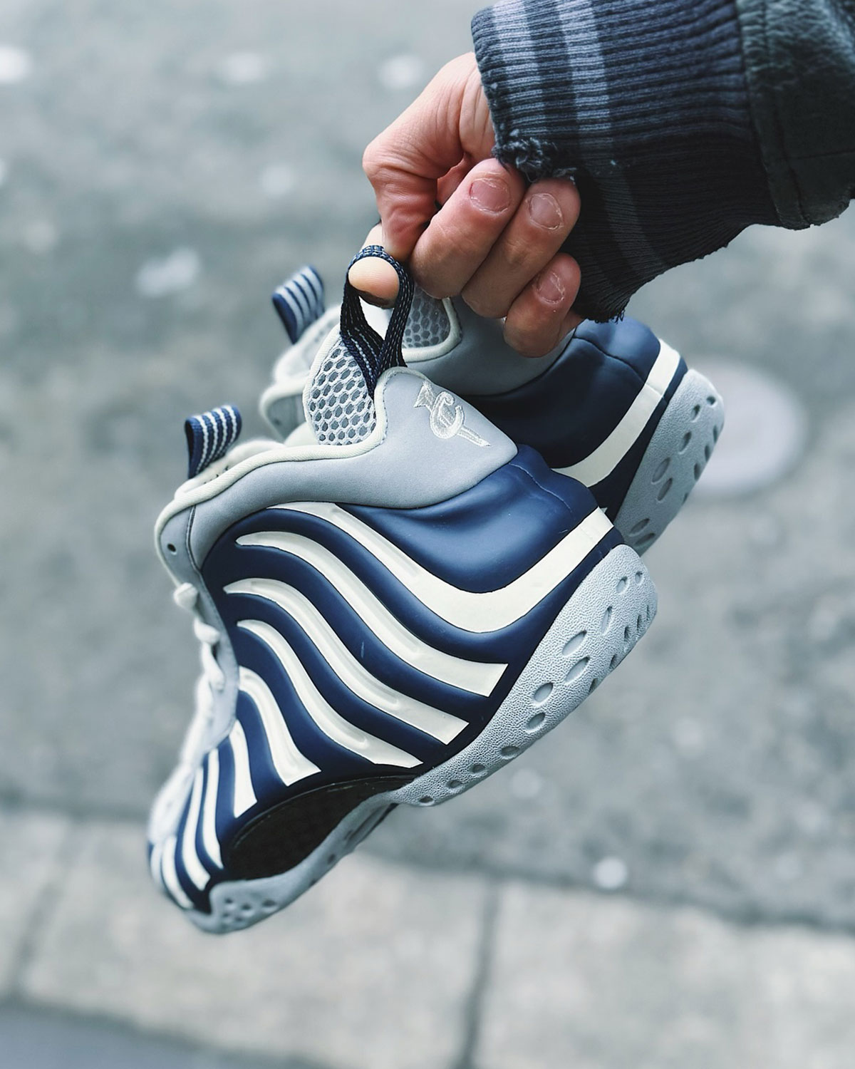 Nike Air Foamposite One Nyc New York Yankees Sample 1