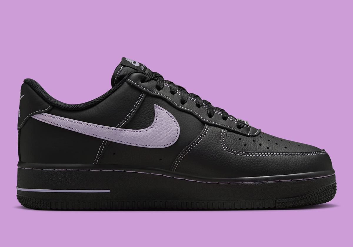 Nike Air Force 1 Low Black Hydrangeas Hq2037 001 4