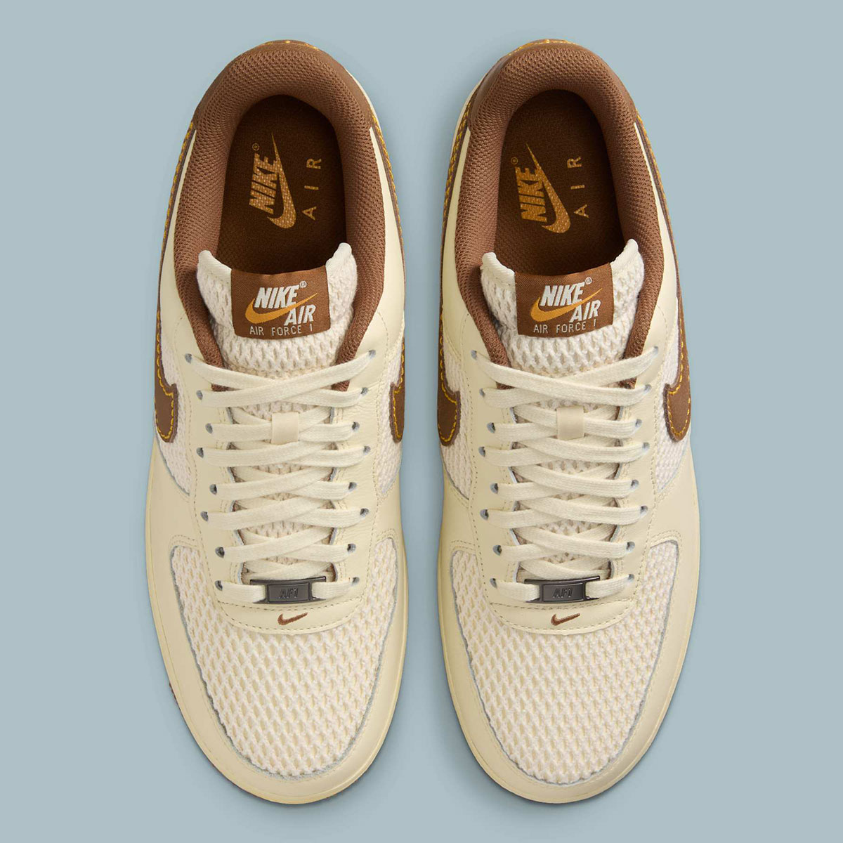 Nike Air Force 1 Low Coconut Milk Canyon Gold Light British Tan Ib7719 113 3
