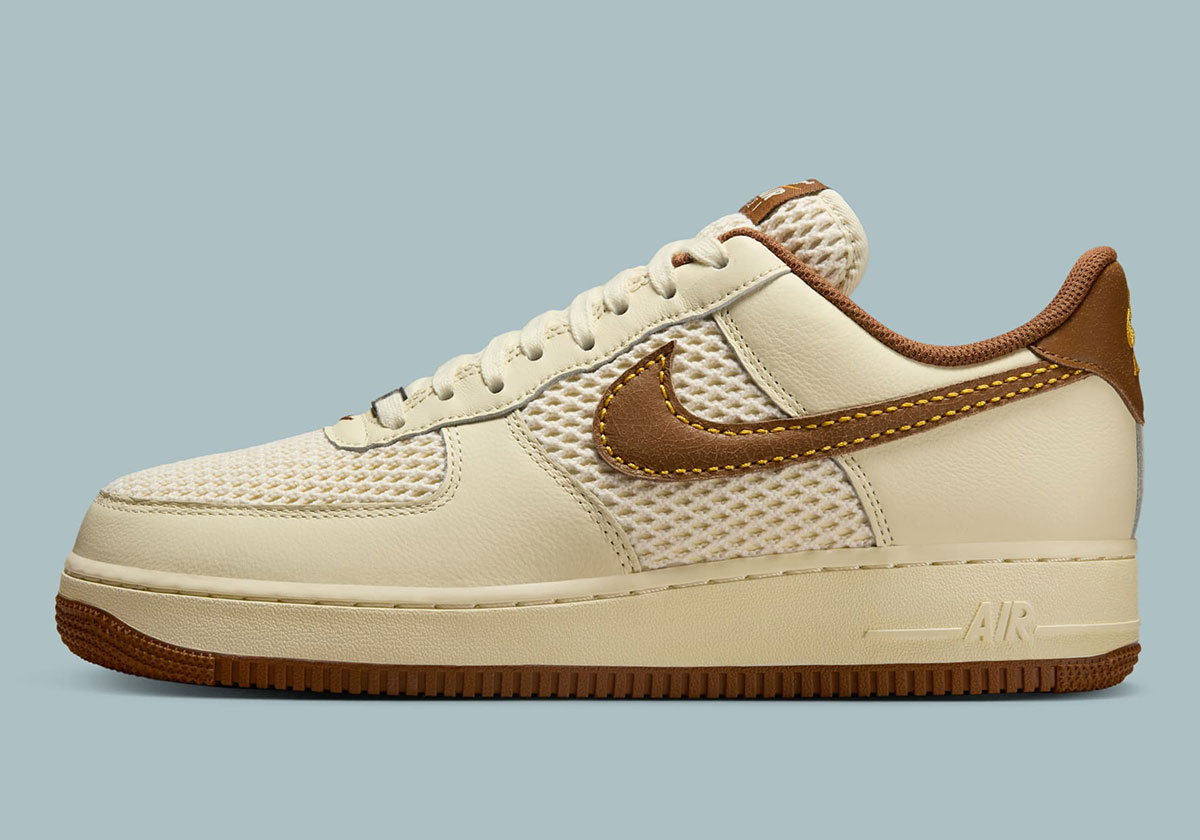 Nike Air Force 1 Low Coconut Milk Canyon Gold Light British Tan Ib7719 113 4