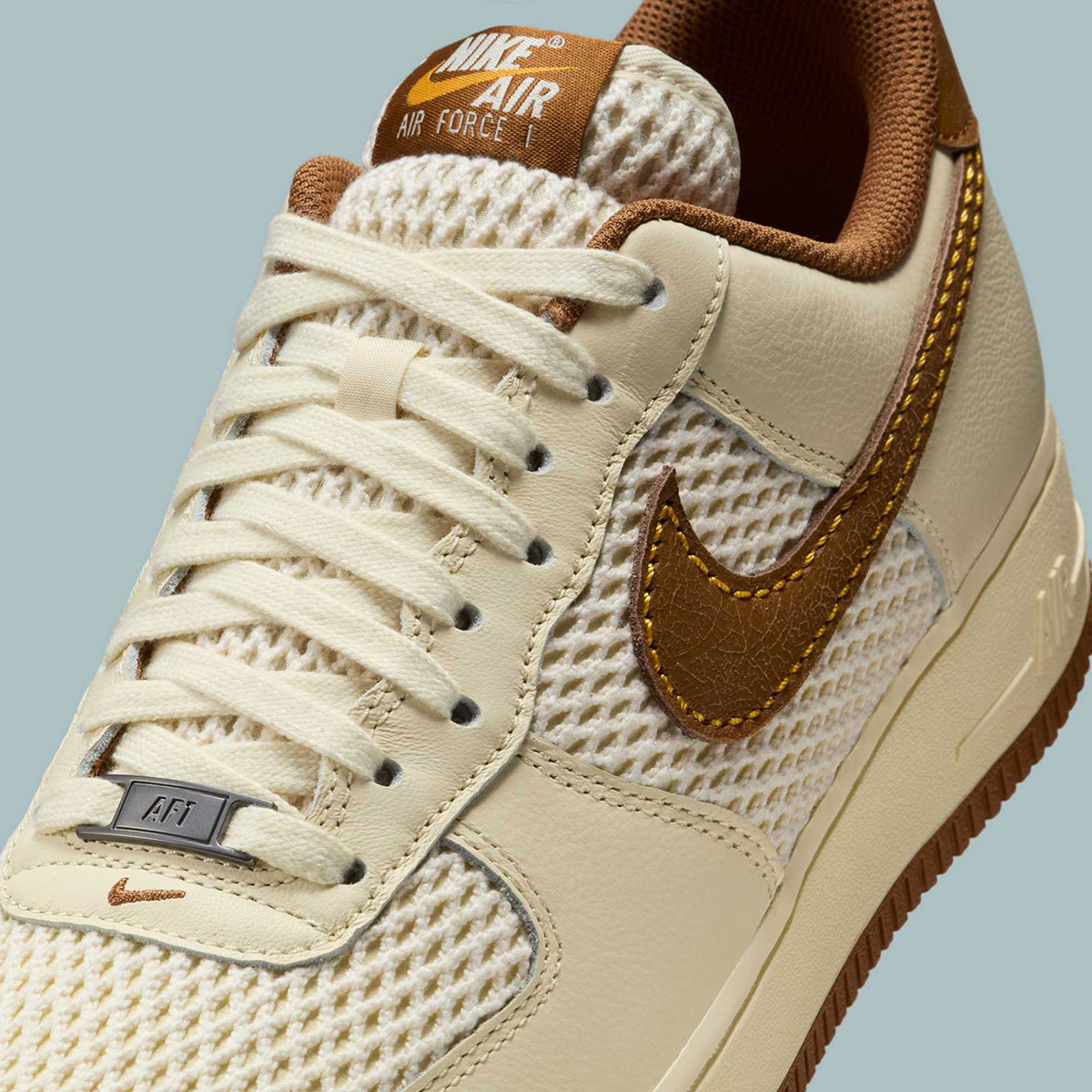Nike Air Force 1 Low Coconut Milk Canyon Gold Light British Tan Ib7719 113 5