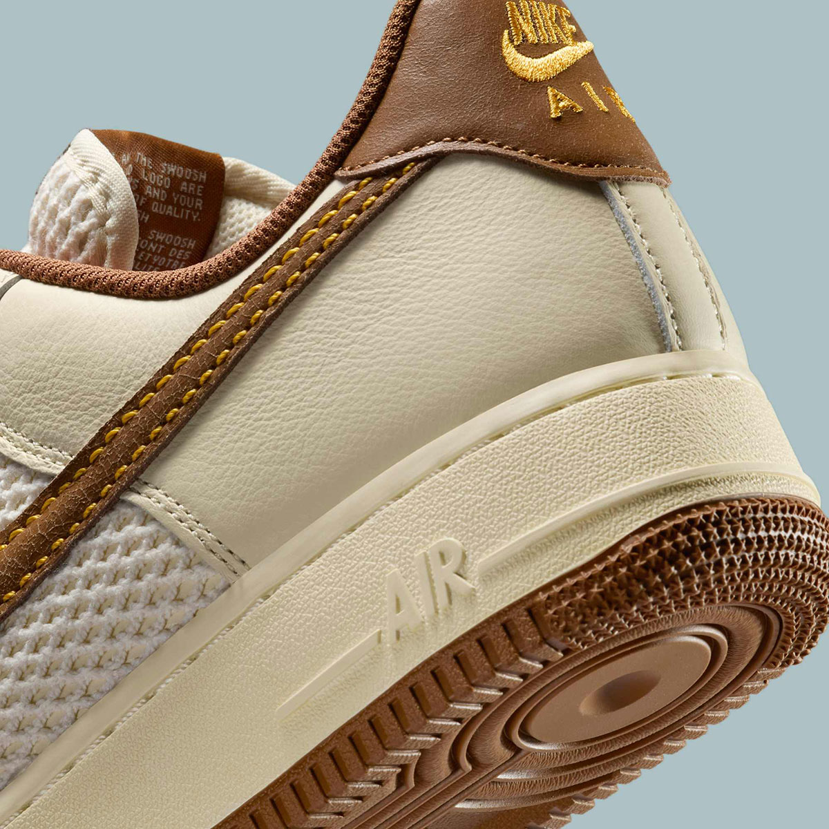 Nike Air Force 1 Low Coconut Milk Canyon Gold Light British Tan Ib7719 113 6