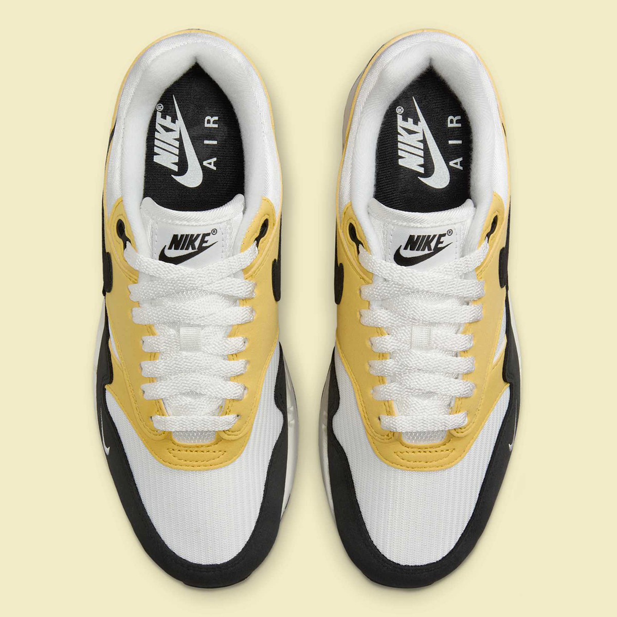 Nike Air Max 1 Saturn Gold Summit White Sail Black Hf1194 700 2