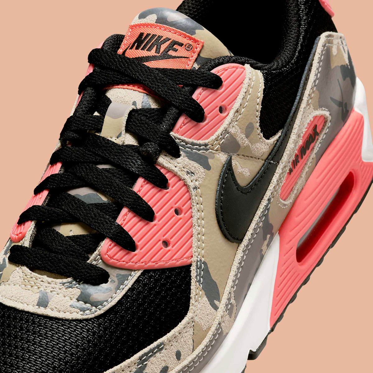 Nike Air Max 90 Camo Light Khaki Magic Ember Mink Brown If1721 200 2