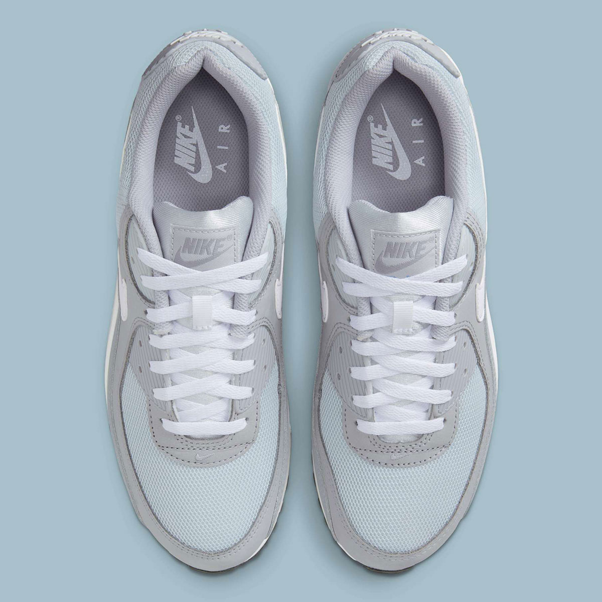 Nike Air Max 90 Grey Blue Ii6423 001 1