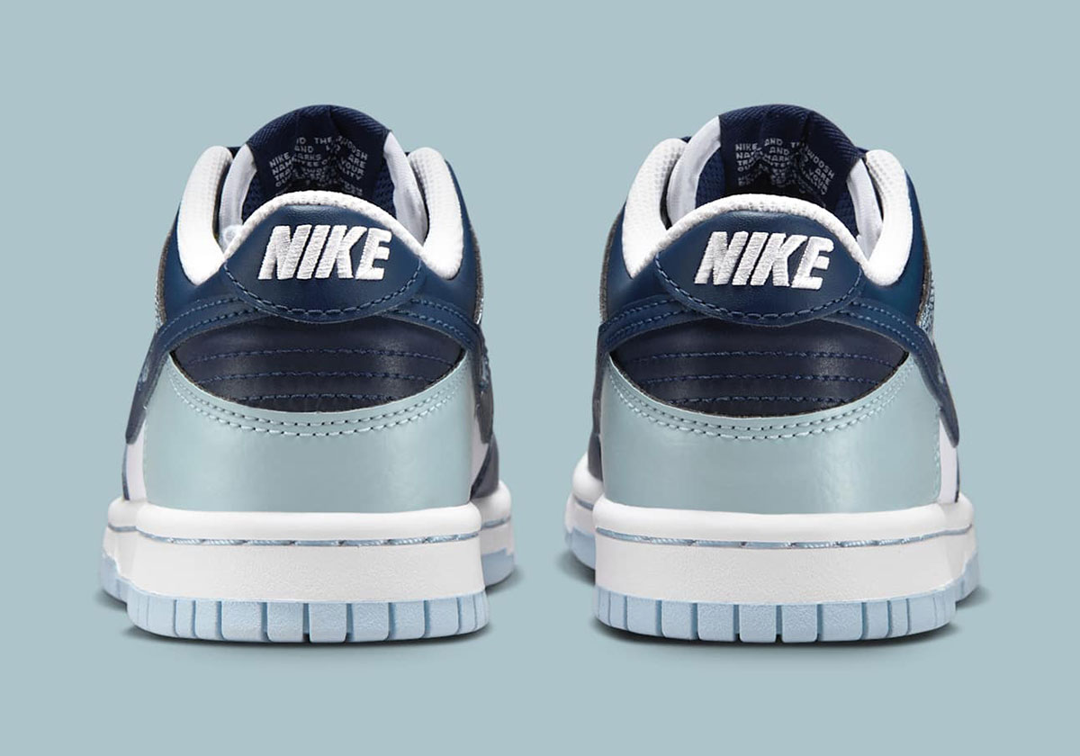 Nike Dunk Low Gs Blue Splatter Ib7687 100 2