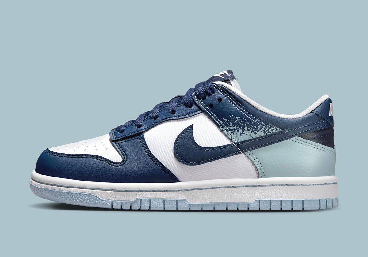 Nike Dunk Low Gs Blue Splatter Ib7687 100 3