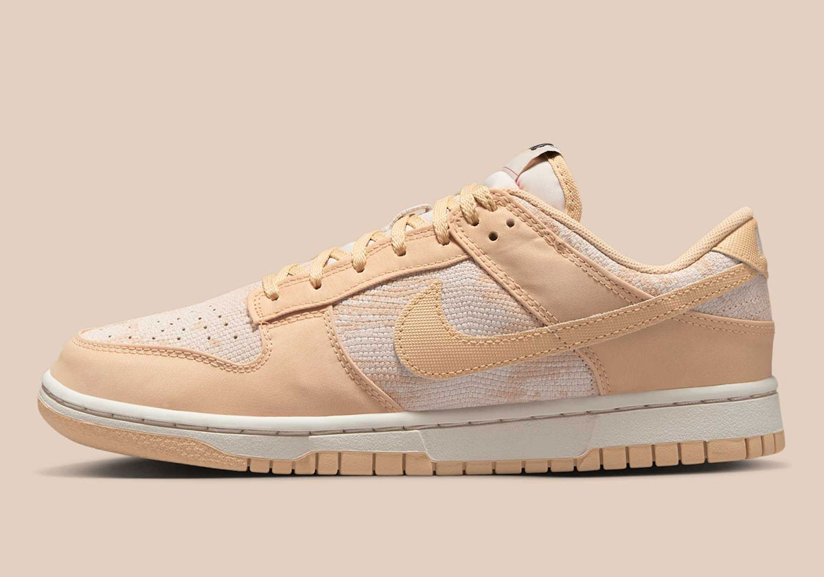 Nike Dunk Low Snakeskin Light Orewood Brown Sesame Hj5777 101 1