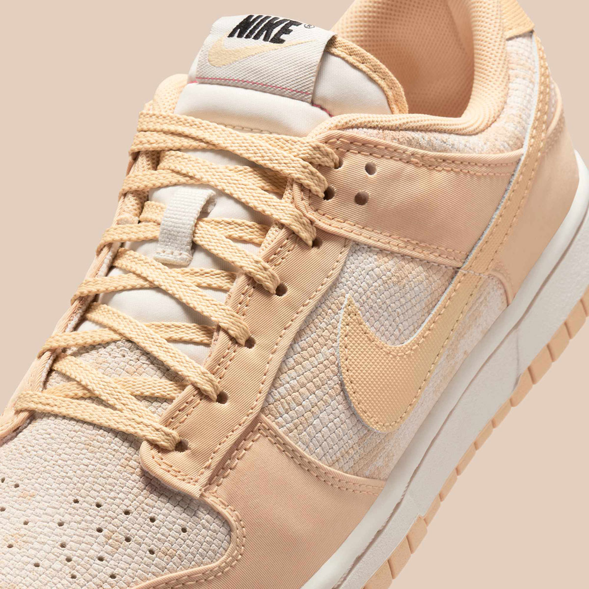 Nike Dunk Low Snakeskin Light Orewood Brown Sesame Hj5777 101 3