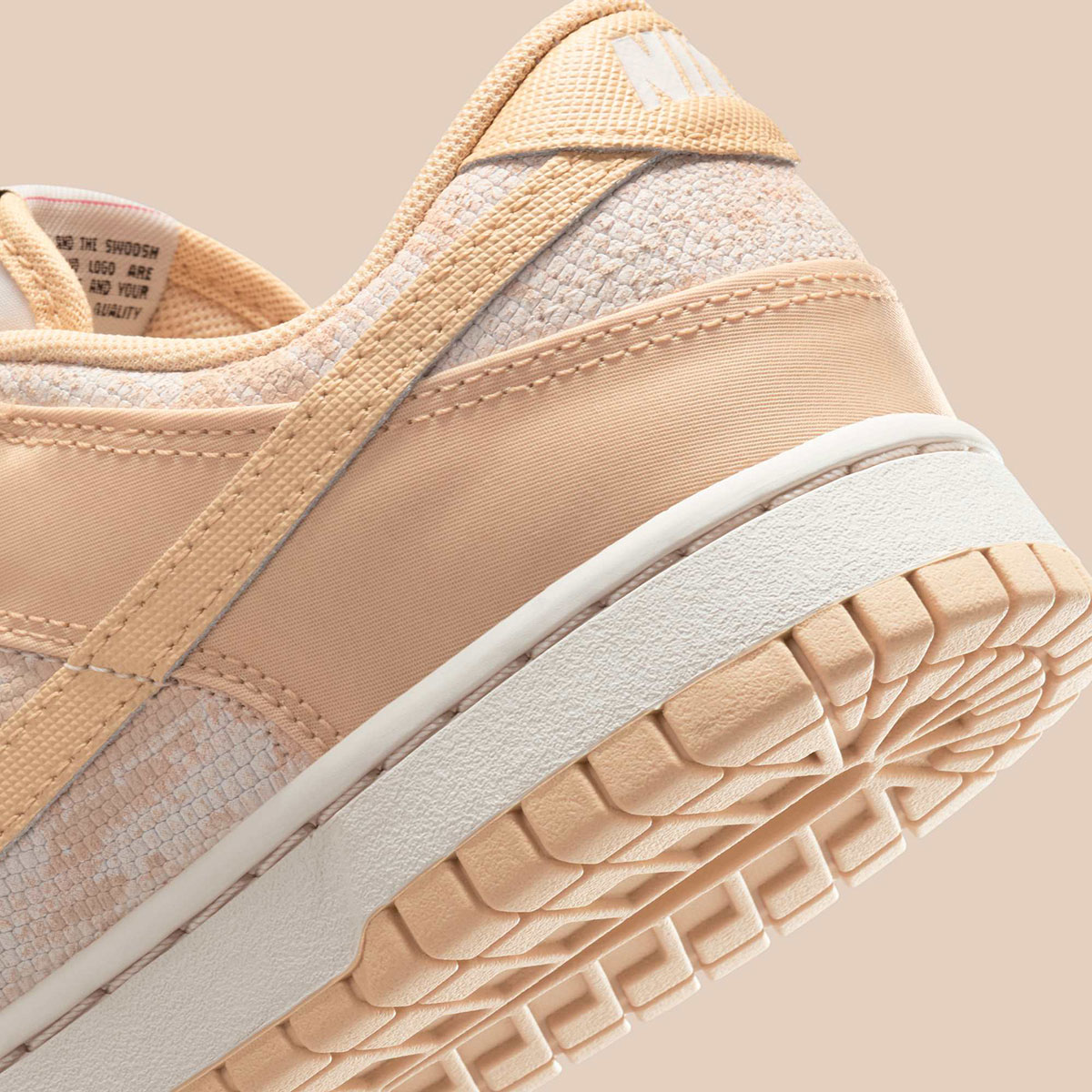 Nike Dunk Low Snakeskin Light Orewood Brown Sesame Hj5777 101 4