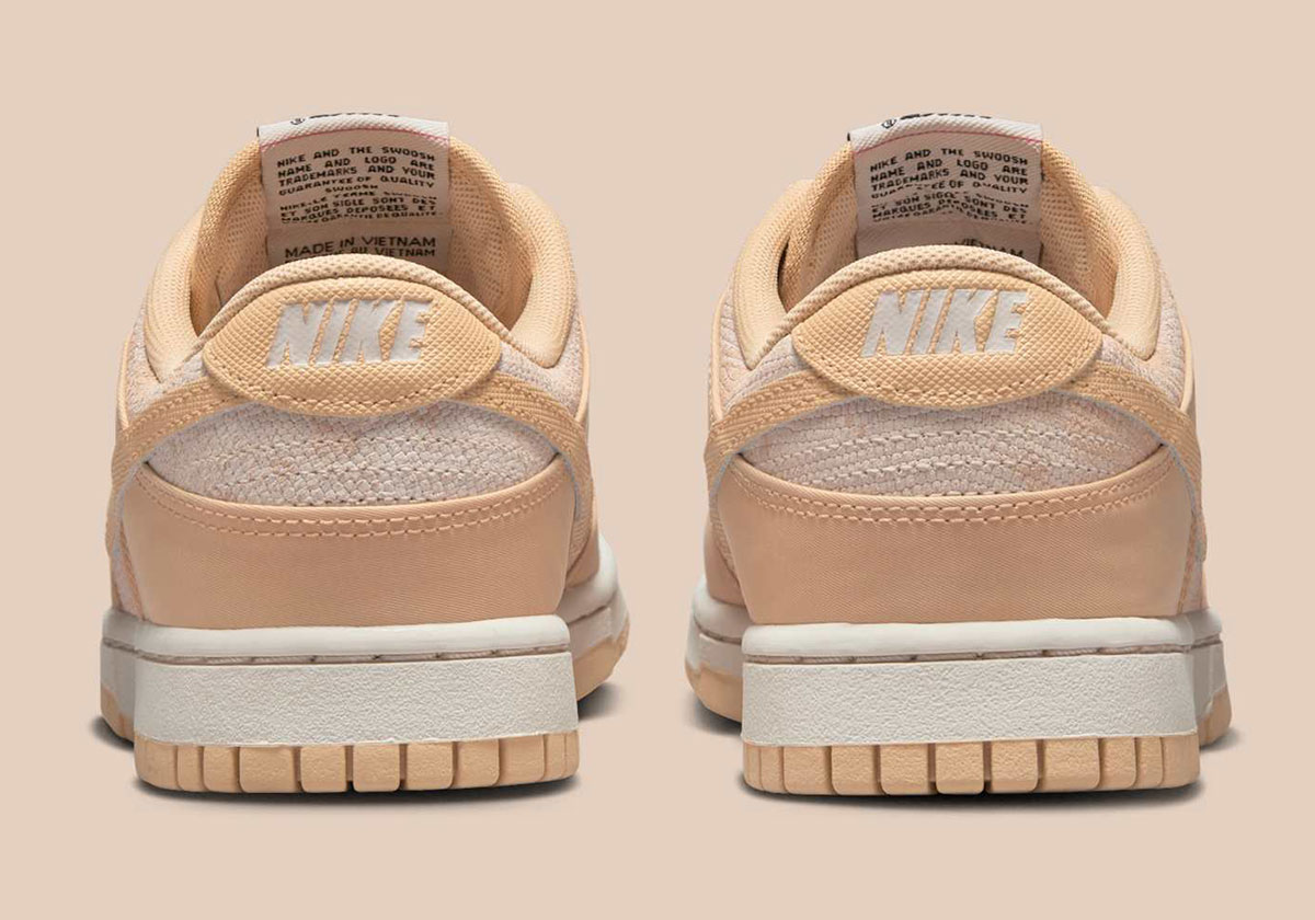 Nike Dunk Low Snakeskin Light Orewood Brown Sesame Hj5777 101 5