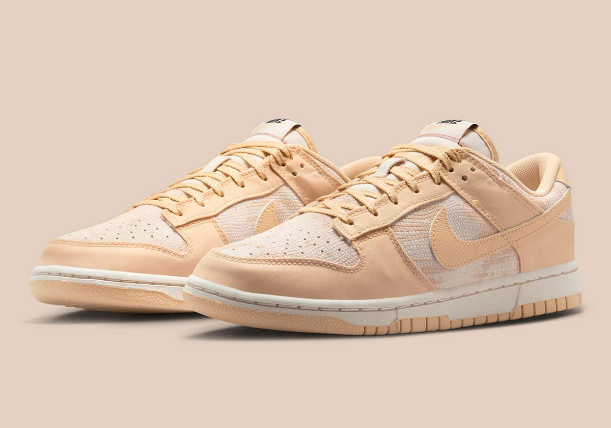 Nike Dunk Low Snakeskin Light Orewood Brown Sesame Hj5777 101 6