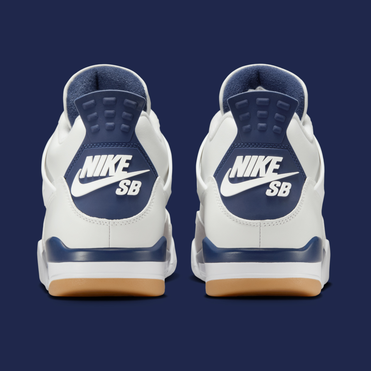 Nike Sb Air Jordan 4 Navy Official Images 10