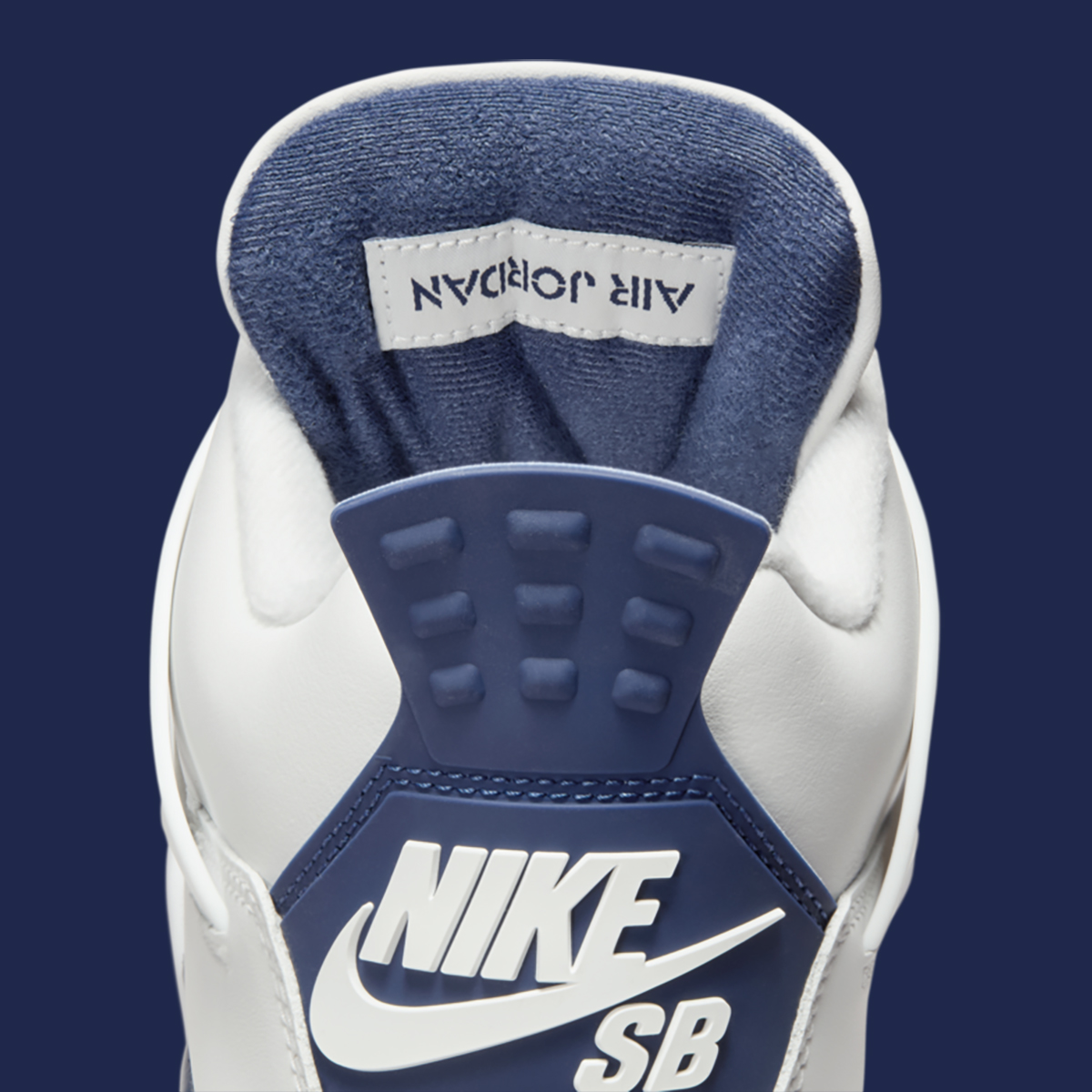 Nike Sb Air Jordan 4 Navy Official Images 2