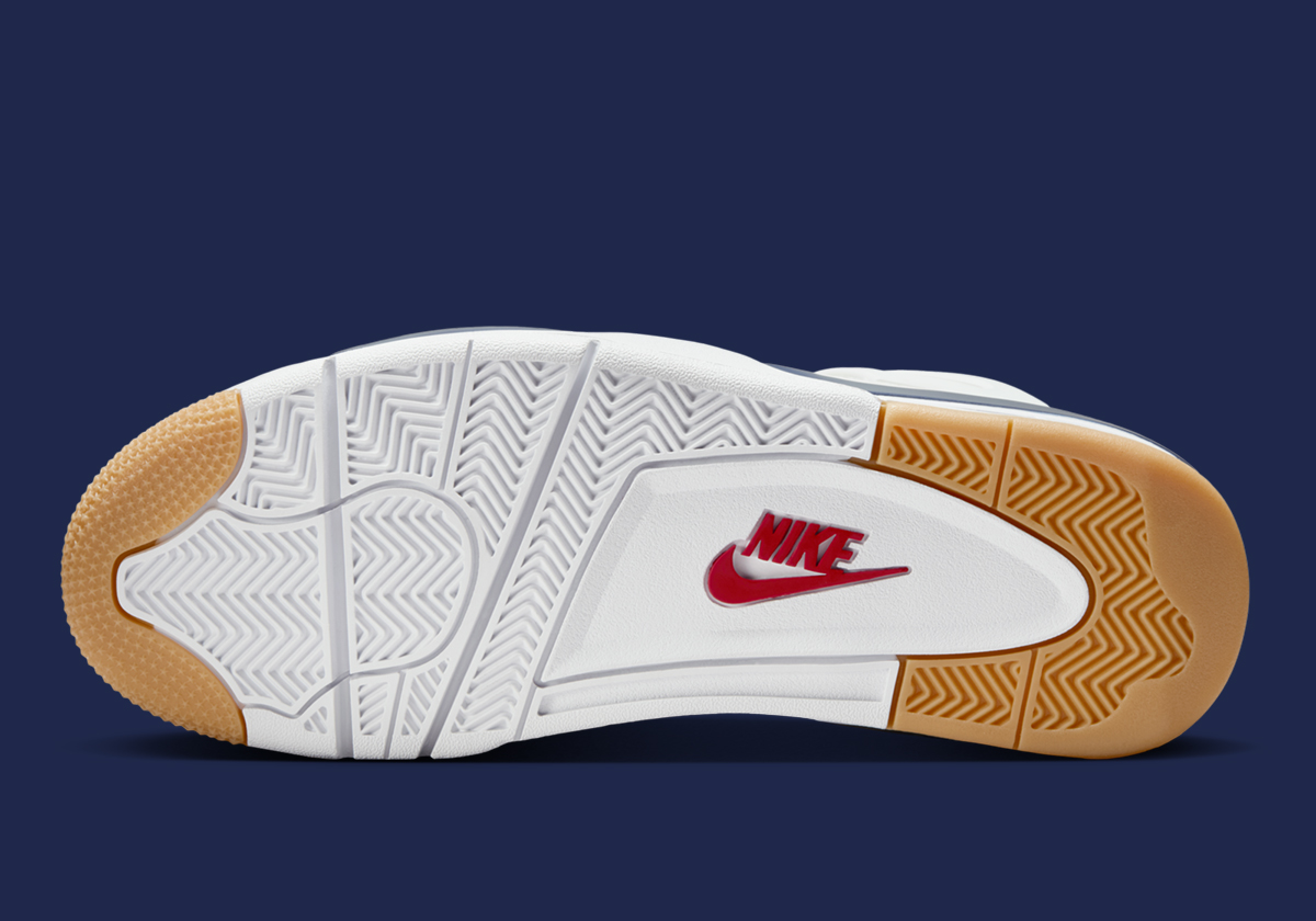 Nike Sb Air Jordan 4 Navy Official Images 6