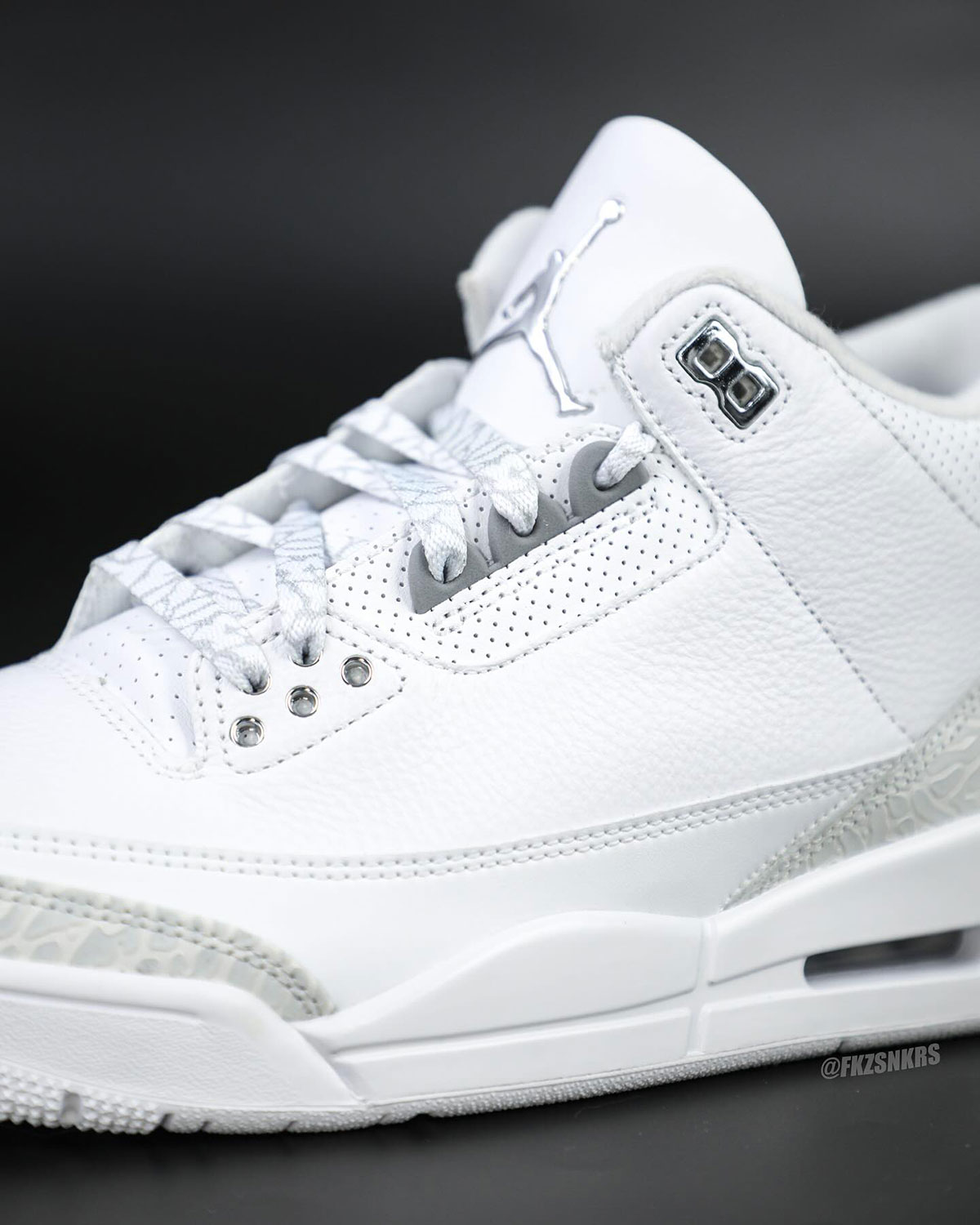 Pure Money Jordan 3s 8