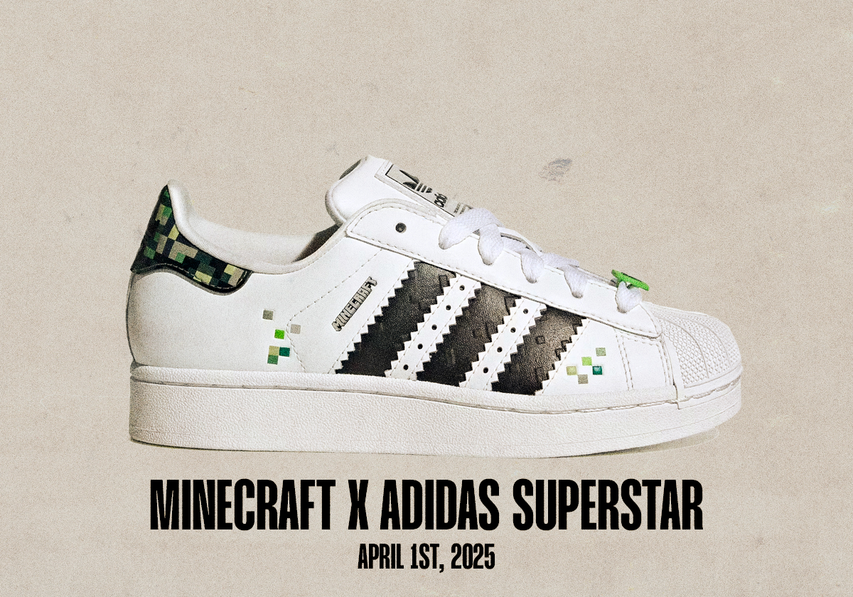 Sneaker Release Dates March 30 April 5 2025 Adidas Superstar Minecraft