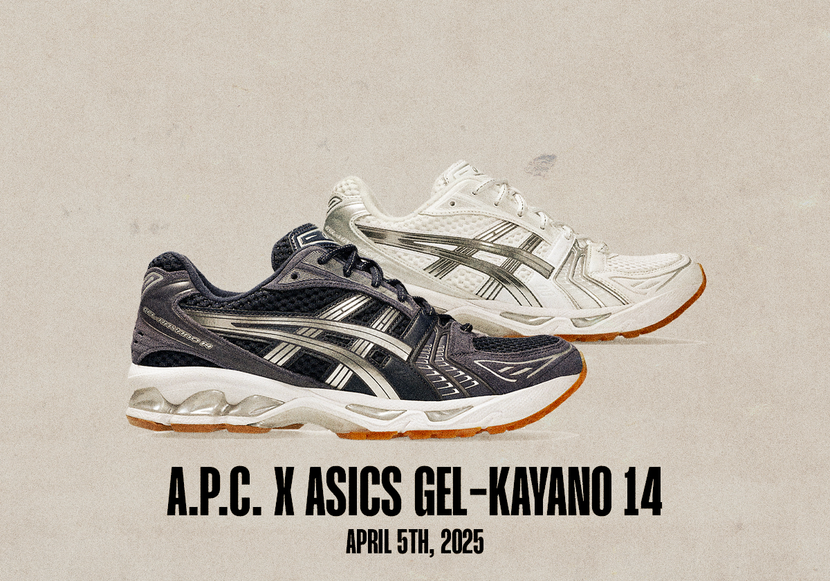 Sneaker Release Dates March 30 April 5 2025 Apc Asics Gel Kayano 14