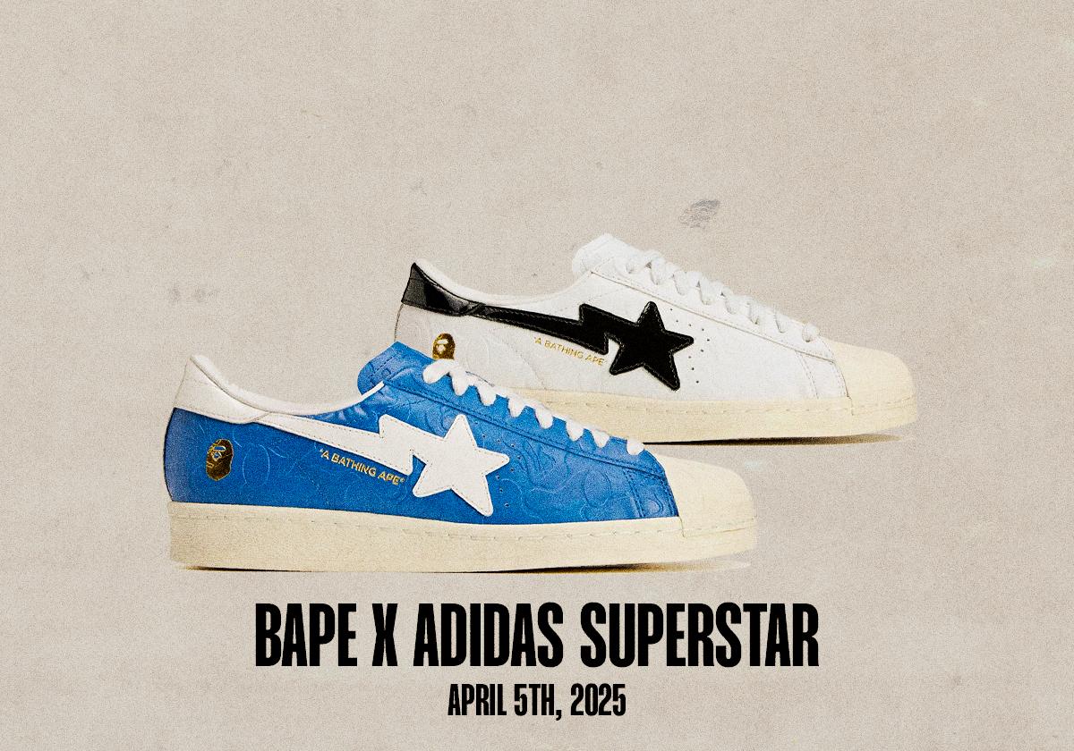 Sneaker Release Dates March 30 April 5 2025 Bape Adidas Superstar