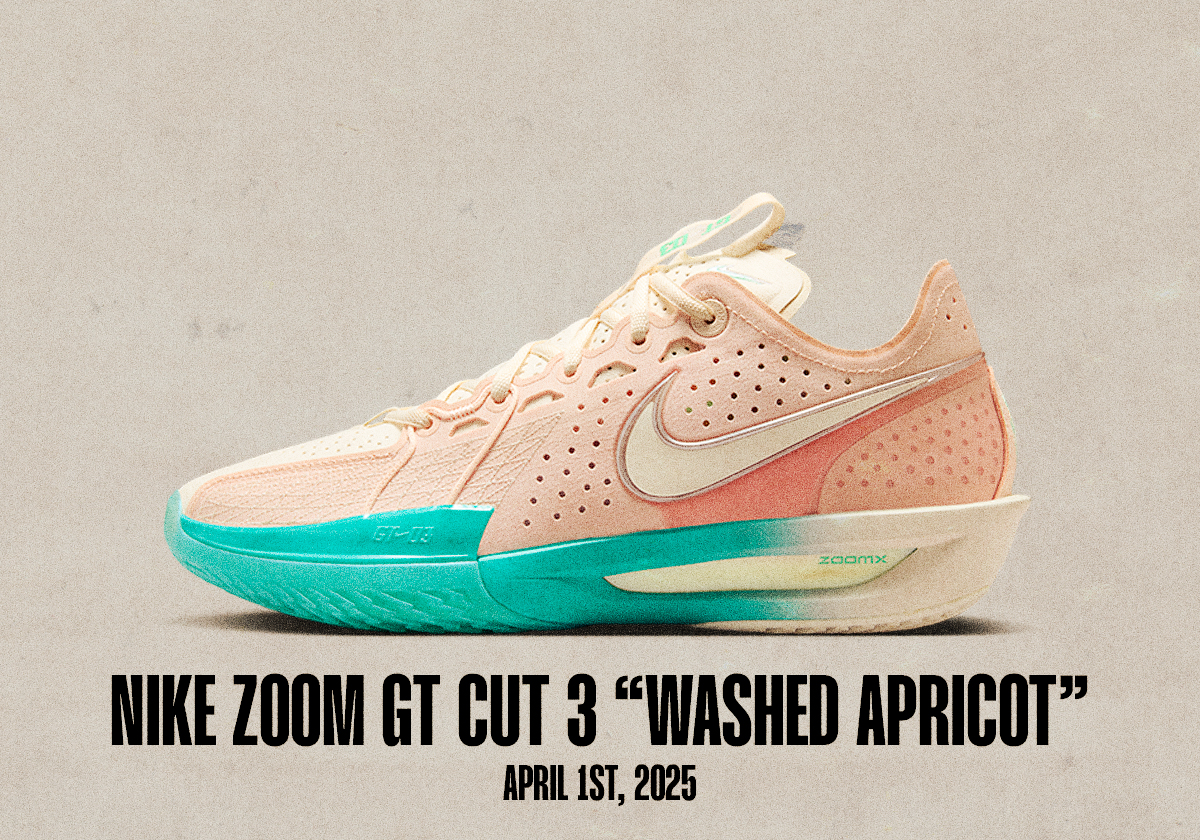 Sneaker Release Dates March 30 April 5 2025 Nike Zoom Gt Cut 3 Washed Apricot