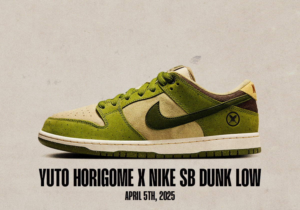 Sneaker Release Dates March 30 April 5 2025 Yuto Horigome Nike Sb Dunk Low Matcha