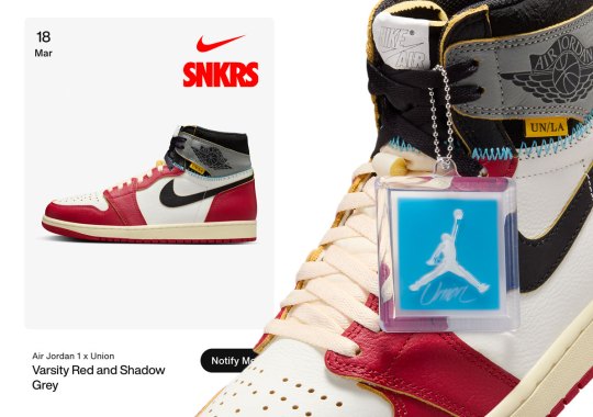 Union Air Jordan 1 Releasing Via SNKRS Exclusive Access Draw