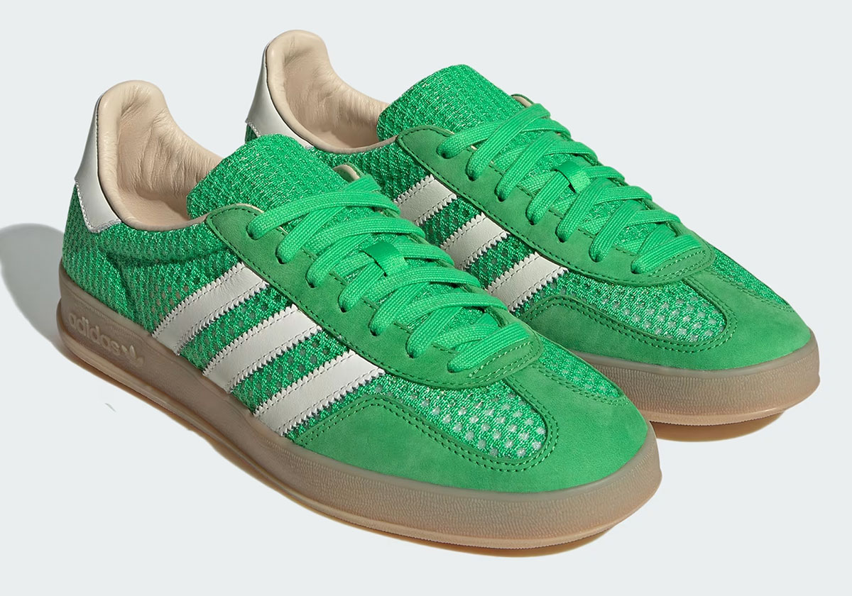 The adidas Gazelle Indoor Is Feeling Lucky In "Energy Green"