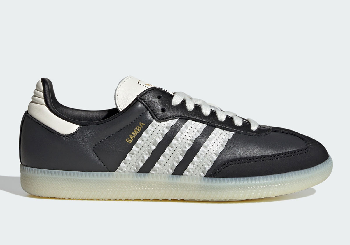 Adidas Samba Ruffle Stripes Carbon Black Jr8831 1