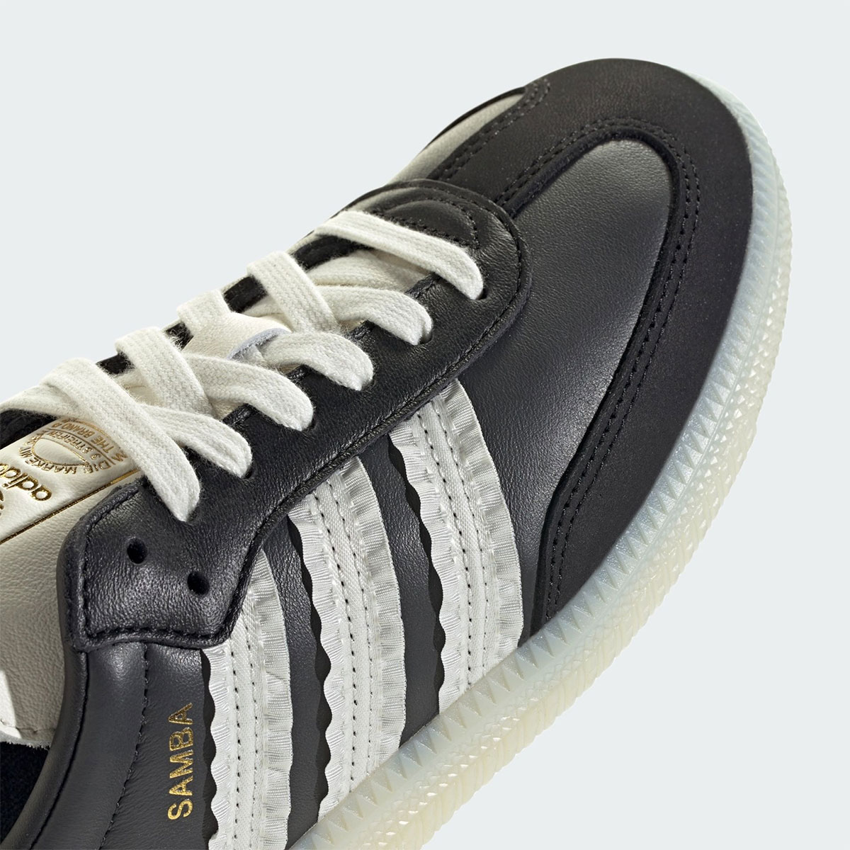 Adidas Samba Ruffle Stripes Carbon Black Jr8831 3